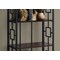 Monarch Specialties Bookshelf, Bookcase, Etagere, 4 Tier, 62"H, Office, Bedroom, Metal, Laminate, Brown, Black I 3617 - alternate 3